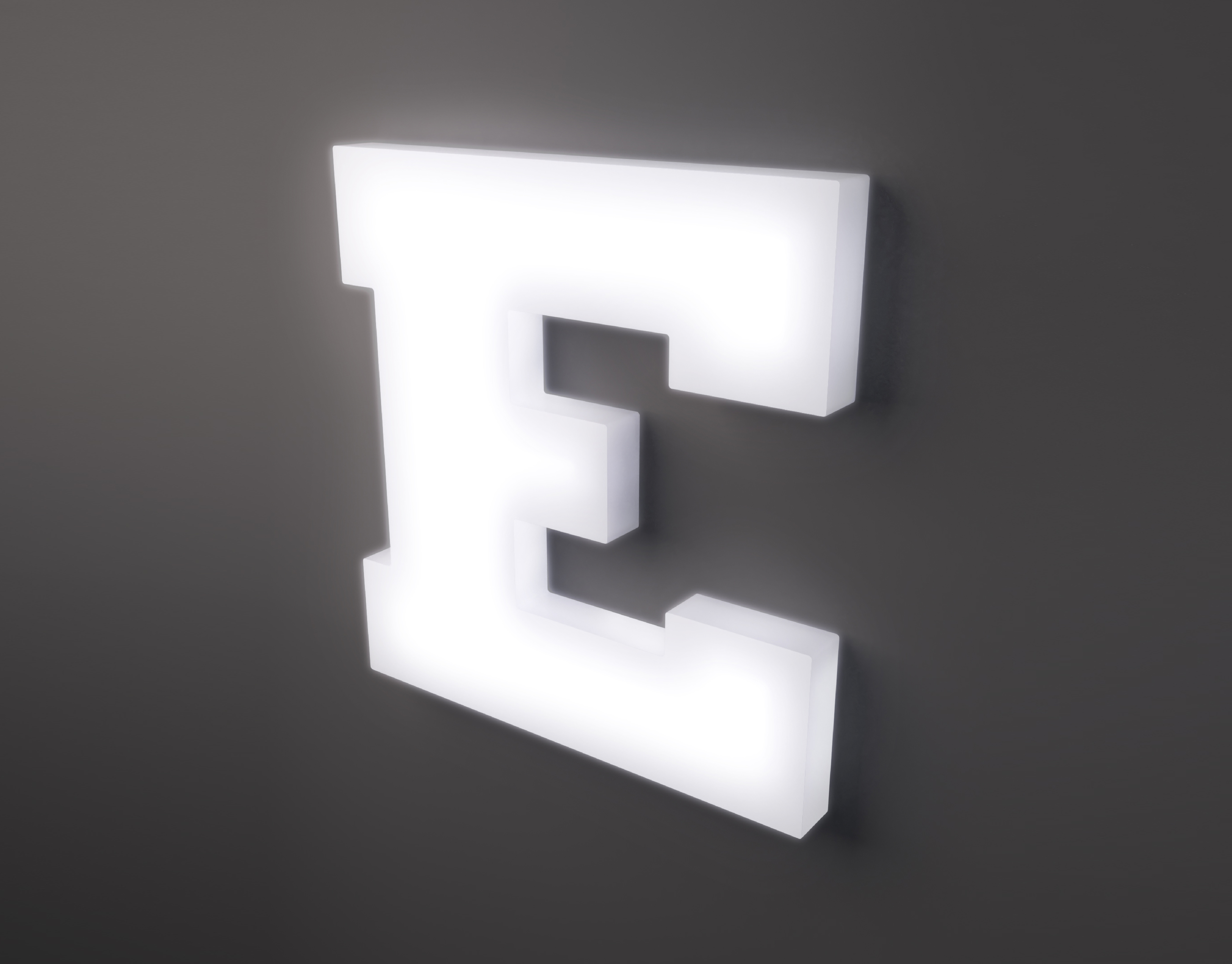 Litera Przestrzenna 3D model Acrylic