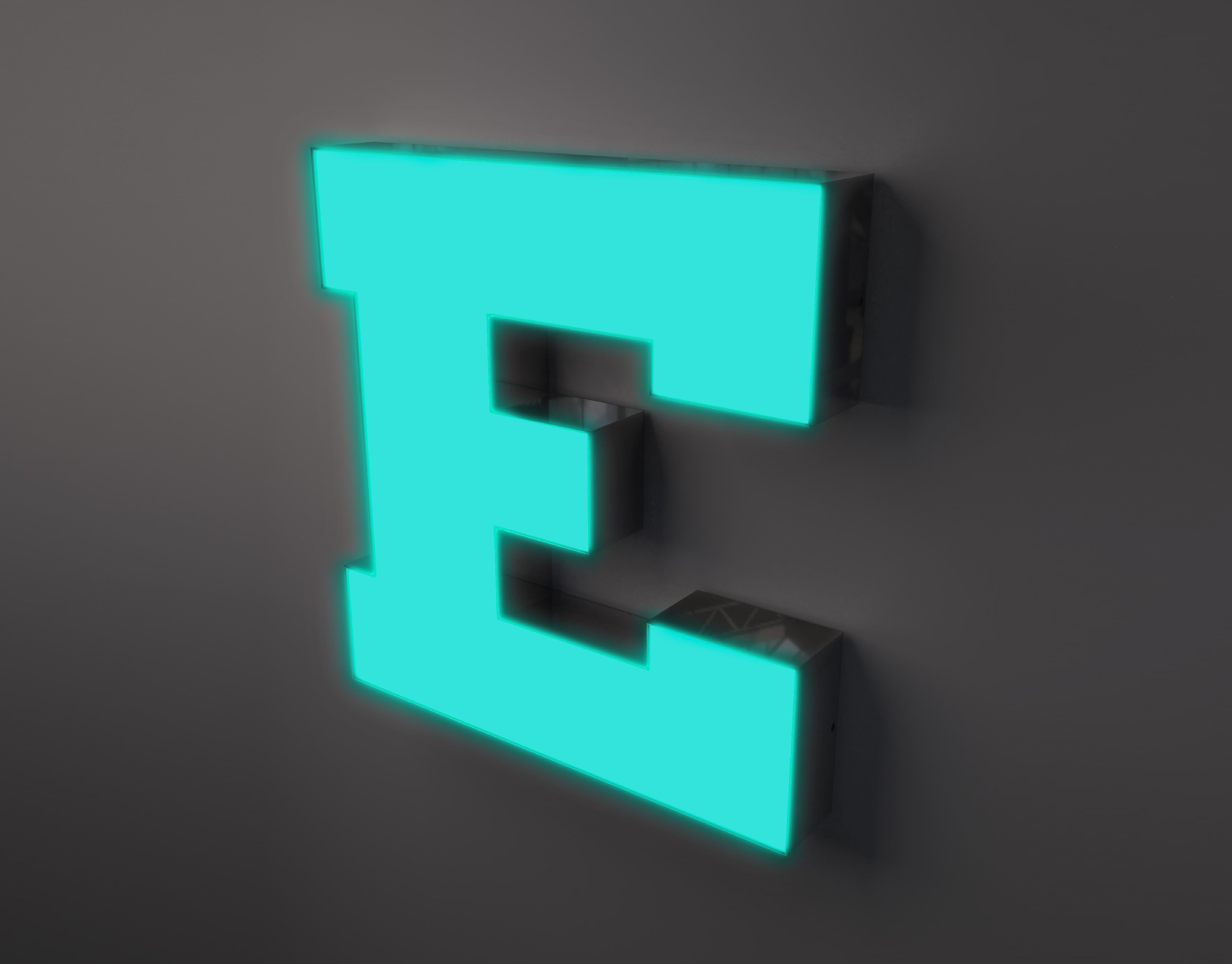 Litera Przestrzenna 3D model D