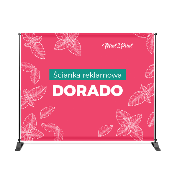 Ścianka reklamowa regulowana DORADO